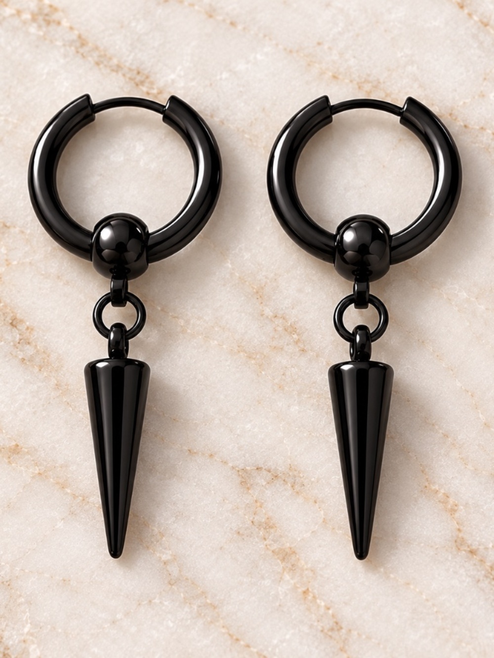 Hoop dangle earrings